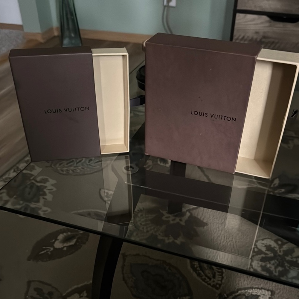 Louis Vuitton Chocolate Brown Box Set